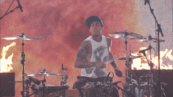 drumming travis barker GIF by BET Awards
