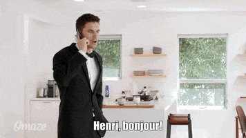 french hello GIF by Omaze
