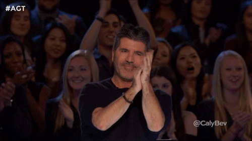 Happy Simon Cowell GIF by America's Got Talent - Find & Share on GIPHY