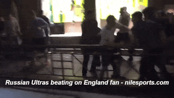 nilesports fight england euro russian GIF