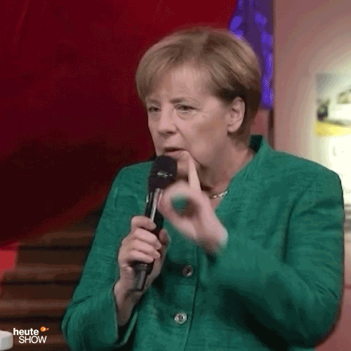 Be Quiet Angela Merkel GIF by Heute-Show - Find & Share on GIPHY