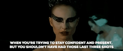 Drunk Black Swan GIF