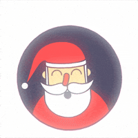 Merry Christmas Art GIF by Happy Motion