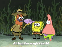 patrick eating conch episode