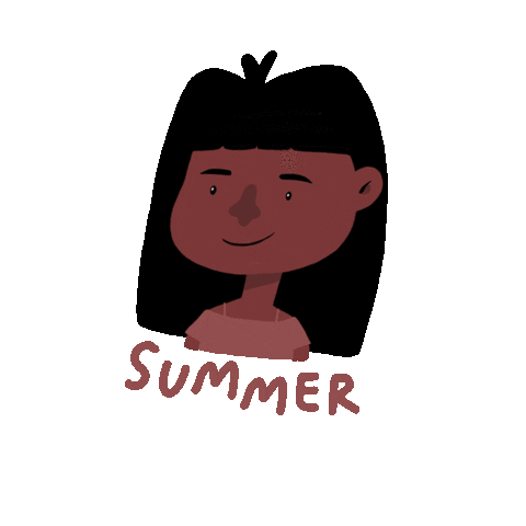 Happy Girl Sticker