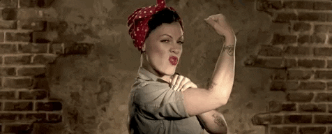 P!NK pink p!nk we can do it raise your glass GIF