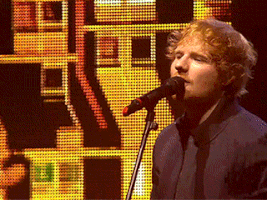 Ed Sheeran Singing GIF by 2016 MTV EMA