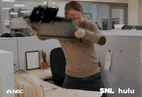 stressed saturday night live GIF by HULU