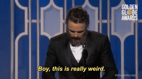 This Is Weird Casey Affleck GIF by Golden Globes - Find & Share on GIPHY
