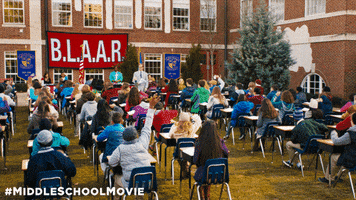 class raise hand GIF by Middle School Movie