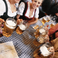 happy drinking beer GIF by Bayerischer Rundfunk