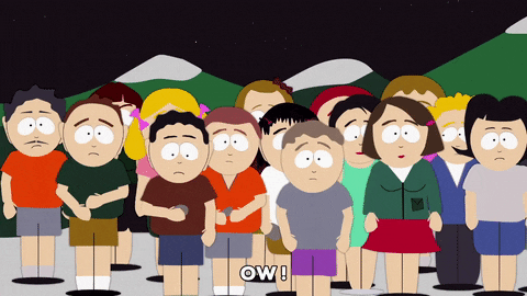 Crowd Throwing GIF by South Park - Find & Share on GIPHY