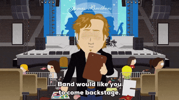 concert inviting GIF by South Park 