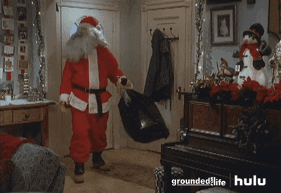 Santa Claus Presents GIF by HULU - Find & Share on GIPHY