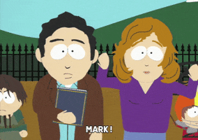 married couple insulting GIF by South Park 