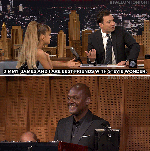 ariana grande friends GIF by The Tonight Show Starring Jimmy Fallon