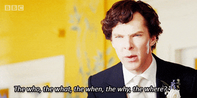 The Who The What The When The Why The Where GIFs - Get the best GIF on GIPHY