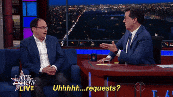 stephen colbert uhhhh requests GIF by The Late Show With Stephen Colbert