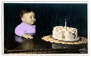 vintage birthday GIF by Veronique de Jong