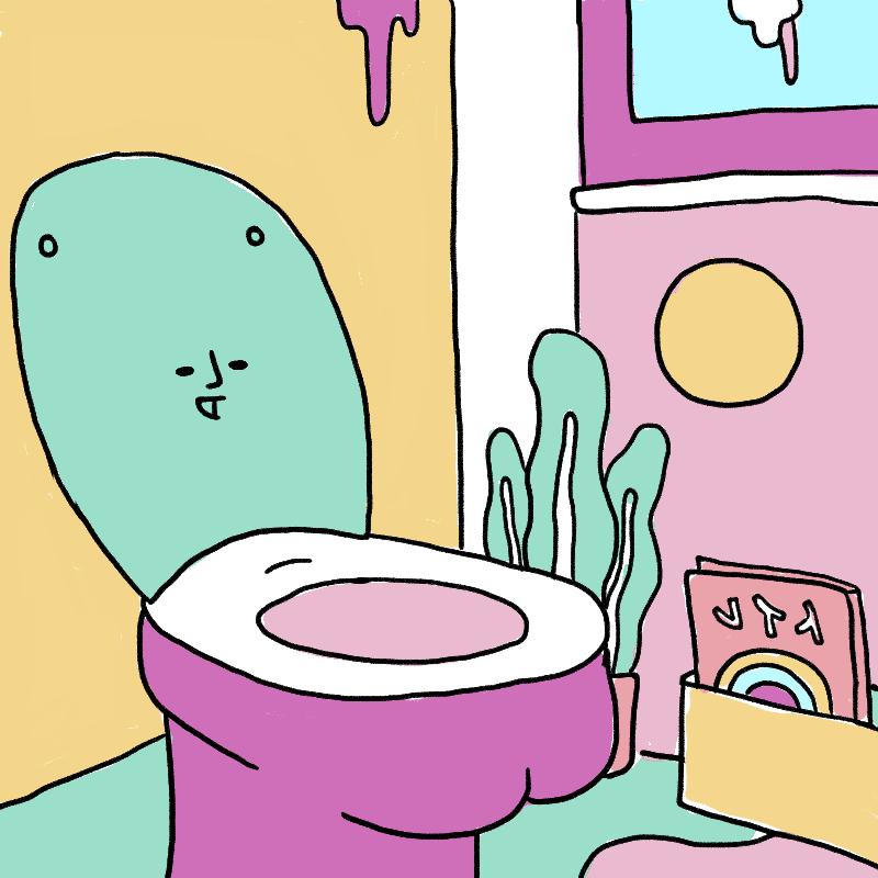 Flip Toilet GIF by Percolate Galactic Find & Share on GIPHY