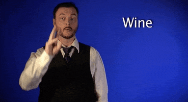 Sign Language Wine GIF by Sign with Robert