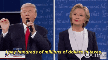 donald trump i pay hundreds of millions of dollars in taxes GIF by Election 2016