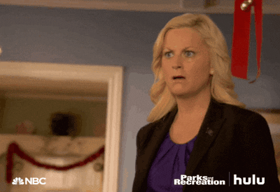 Shocked Parks And Recreation GIF by HULU - Find & Share on GIPHY
