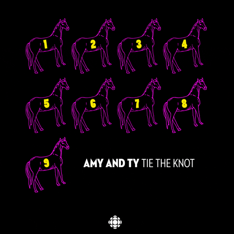 neon horses GIF by CBC