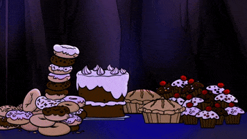 cake eat GIF by Atomic Puppet