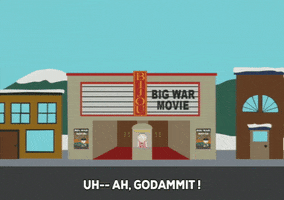 theaters movie theater exterior GIF by South Park 