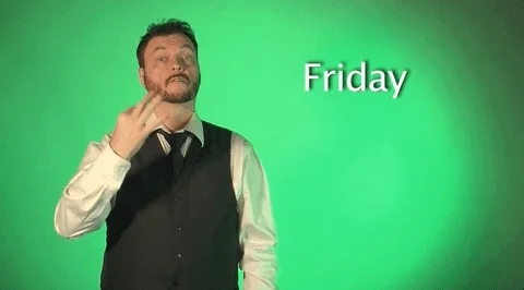 Sign Language Friday GIF