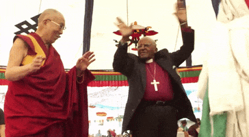 Dalai Lama Dancing GIF by The Joy Experiment