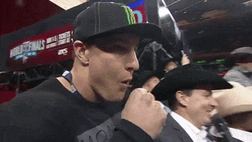 Rob Gronkowski Wow GIF by Professional Bull Riders (PBR)