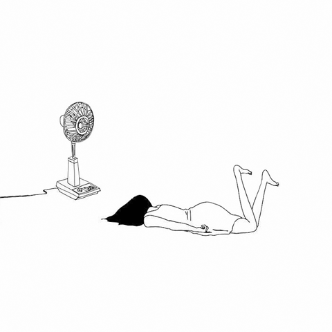 duartevluna summer verao calor ventilador GIF