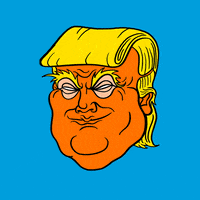 dead donald trump GIF by Chris Piascik