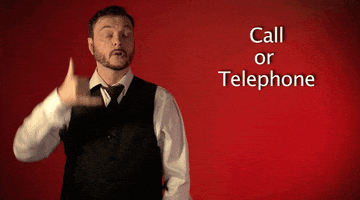 sign language call GIF by Sign with Robert