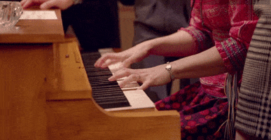 playing the piano GIF by Beautiful: The Carole King Musical