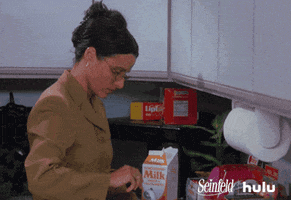 startled elaine benes GIF by HULU