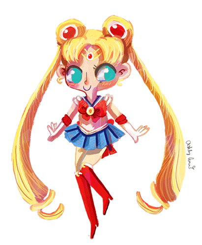 Sailor Moon Art GIF by Ashley