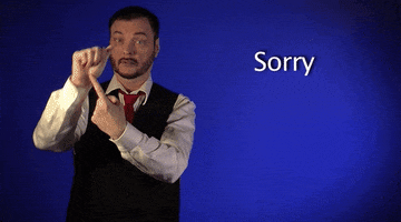 Sorry Sign Language GIF by Sign with Robert