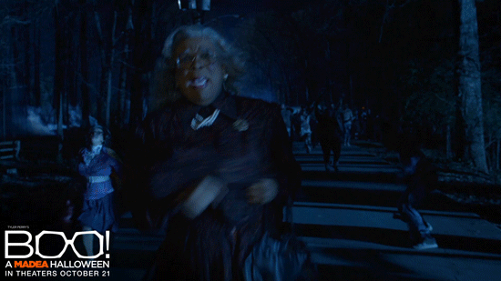 Jesus Running GIF by Boo! A Madea Halloween - Find & Share on GIPHY