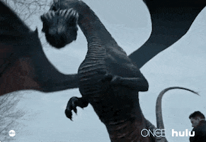 once upon a time dragon GIF by HULU