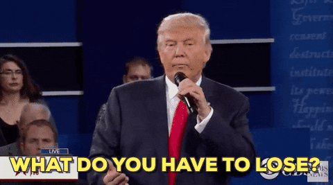 What Do You Have To Lose Donald Trump GIF by Election 2016 - Find & Share  on GIPHY
