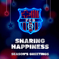merry christmas GIF by FC Barcelona
