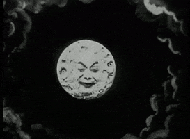 the moon GIF