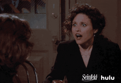 elaine benes relief GIF by HULU