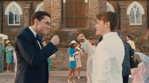 ryan mccartan fist bump GIF by Rocky Horror Picture Show