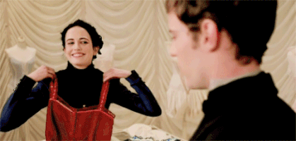 kaylamitchell #penny dreadful #dress scene #victor and vanessa GIF