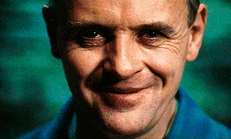 hannibal lecter smile GIF by 20th Century Fox Home Entertainment