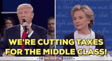 Presidential Debate Taxes GIF by Election 2016